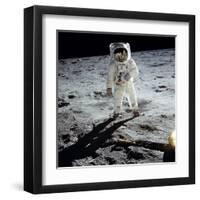 Buzz on The Moon-null-Framed Giclee Print