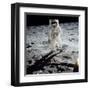 Buzz on The Moon-null-Framed Giclee Print