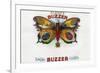 Buzzer Cigar Box Label-Lantern Press-Framed Art Print