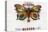 Buzzer Cigar Box Label-Lantern Press-Stretched Canvas