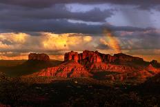 Beautiful Rainbow in Sedona Arizona during Sunset-BVDC-Photographic Print