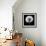 BW Dandelion on Black 02-Tom Quartermaine-Framed Giclee Print displayed on a wall