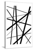 BW Geo Lines 1-Urban Epiphany-Stretched Canvas