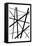 BW Geo Lines 1-Urban Epiphany-Framed Stretched Canvas