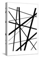 BW Geo Lines 1-Urban Epiphany-Stretched Canvas