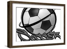 BW Graffiti Sports 4-Marcus Prime-Framed Art Print