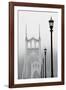 BW Light on the Bridge III-Erin Berzel-Framed Photographic Print