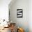 BW Minimalist Zig Zag 2-Lula Bijoux-Framed Stretched Canvas displayed on a wall