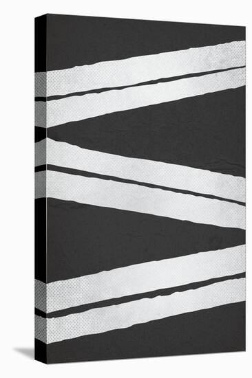 BW Minimalist Zig Zag 2-Lula Bijoux-Stretched Canvas