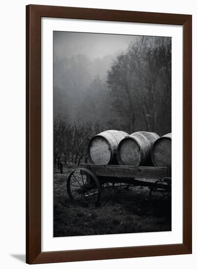 BW Oregon Wine Country II-Erin Berzel-Framed Photographic Print