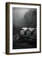 BW Oregon Wine Country II-Erin Berzel-Framed Photographic Print