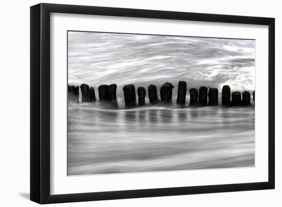 BW Seascape 005-Tom Quartermaine-Framed Giclee Print