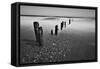 BW Seascape 4-Tom Quartermaine-Framed Stretched Canvas