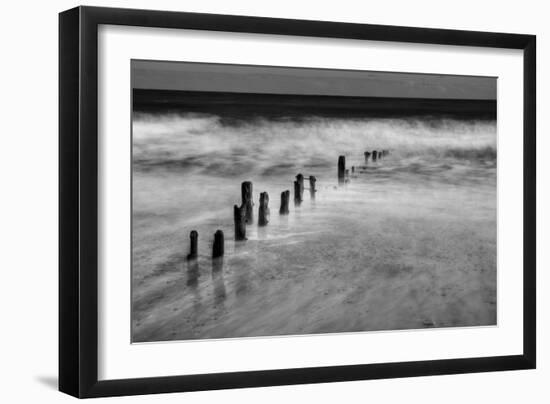 BW Seascape-Tom Quartermaine-Framed Giclee Print