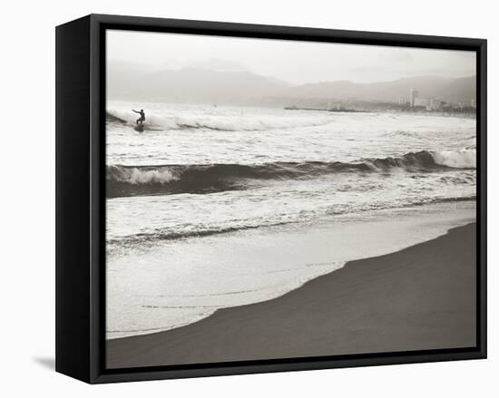 BW Surfer No. 1-Myan Soffia-Framed Stretched Canvas