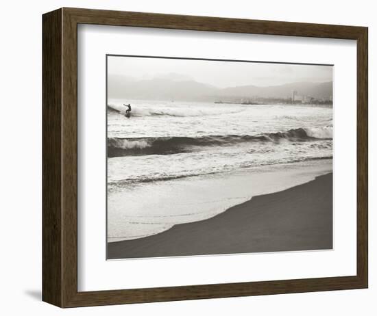 BW Surfer No. 1-Myan Soffia-Framed Art Print