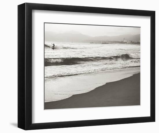 BW Surfer No. 1-Myan Soffia-Framed Art Print