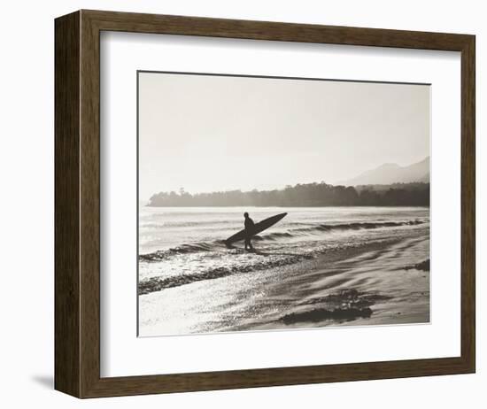 BW Surfer No. 3-Myan Soffia-Framed Art Print
