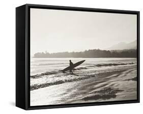 BW Surfer No. 3-Myan Soffia-Framed Stretched Canvas