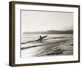 BW Surfer No. 3-Myan Soffia-Framed Art Print