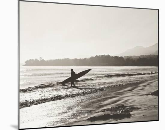 BW Surfer No. 3-Myan Soffia-Mounted Art Print