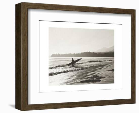 BW Surfer No. 3-Myan Soffia-Framed Art Print