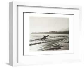 BW Surfer No. 3-Myan Soffia-Framed Art Print