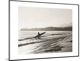BW Surfer No. 3-Myan Soffia-Mounted Art Print
