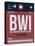 BWI Baltimore Luggage Tag 2-NaxArt-Stretched Canvas