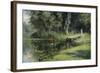 By a Pond, 1880-Vasily Perov-Framed Giclee Print