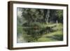 By a Pond, 1880-Vasily Perov-Framed Giclee Print