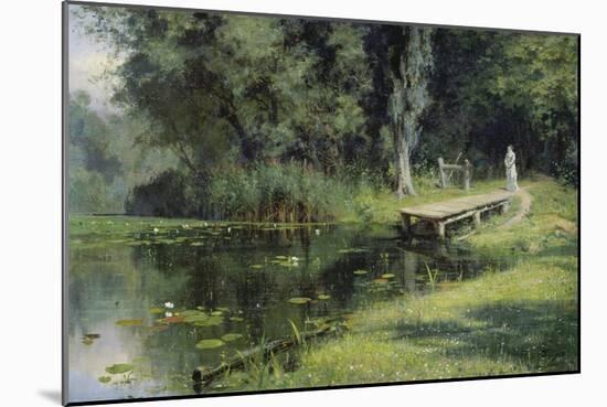 By a Pond, 1880-Vasily Perov-Mounted Giclee Print