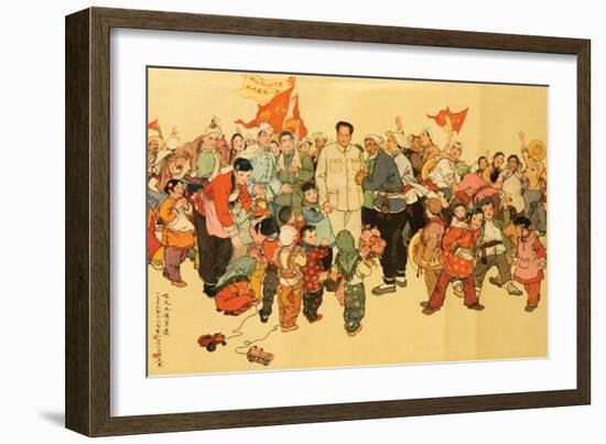 By Chairman Mao's Side, December 1961-null-Framed Giclee Print