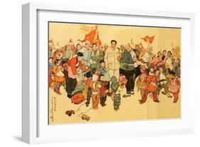By Chairman Mao's Side, December 1961-null-Framed Giclee Print