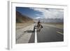 By Donkey on the Karakorum Highway-Reggy-Framed Photographic Print