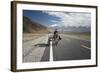 By Donkey on the Karakorum Highway-Reggy-Framed Photographic Print