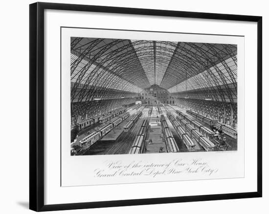 "By Grand Central Station I Sat Down and Wept" Wrote Elizabeth Smart-J.n. Allan-Framed Art Print