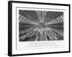 "By Grand Central Station I Sat Down and Wept" Wrote Elizabeth Smart-J.n. Allan-Framed Art Print