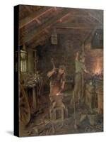 By Hammer and Hand, All Arts Doth Stand (The Forge)-William Banks Fortescue-Stretched Canvas