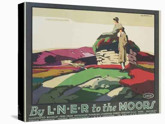 By L.N.E.R. to the Moors Poster-Tom Grainger-Stretched Canvas