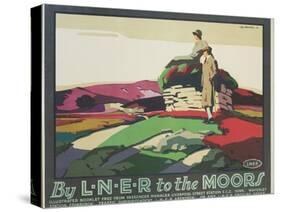 By L.N.E.R. to the Moors Poster-Tom Grainger-Stretched Canvas