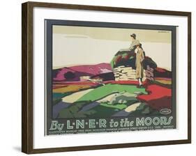 By L.N.E.R. to the Moors Poster-Tom Grainger-Framed Giclee Print