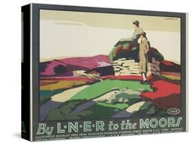 By L.N.E.R. to the Moors Poster-Tom Grainger-Stretched Canvas