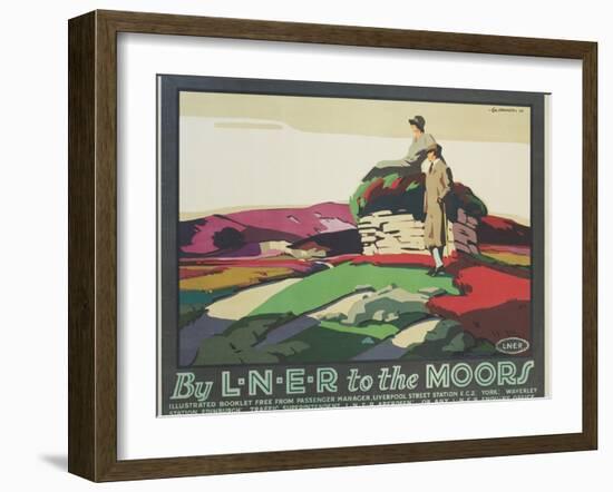 By L.N.E.R. to the Moors Poster-Tom Grainger-Framed Giclee Print