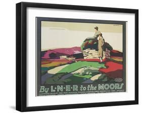 By L.N.E.R. to the Moors Poster-Tom Grainger-Framed Giclee Print
