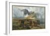 By Loch Treachlan, Glencoe, Morning Mists, 1907 (Oil on Canvas)-Louis Bosworth Hurt-Framed Giclee Print