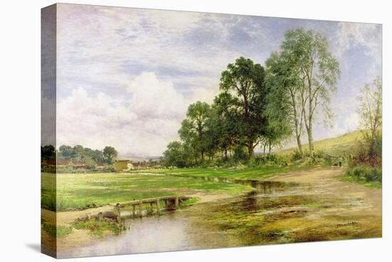 By Mead and Stream, 1893-Benjamin Williams Leader-Stretched Canvas