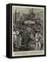 By Prestige Alone, a Street Scene in Canton-Frank Dadd-Framed Stretched Canvas