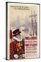 By Rail and Sea from Paris to Brighton or London Featuring a Beefeater and Tower Bridge 1 of 8-René Péan-Stretched Canvas