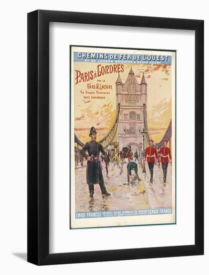 By Rail and Sea from Paris to Brighton or London-H. Gee-Framed Photographic Print